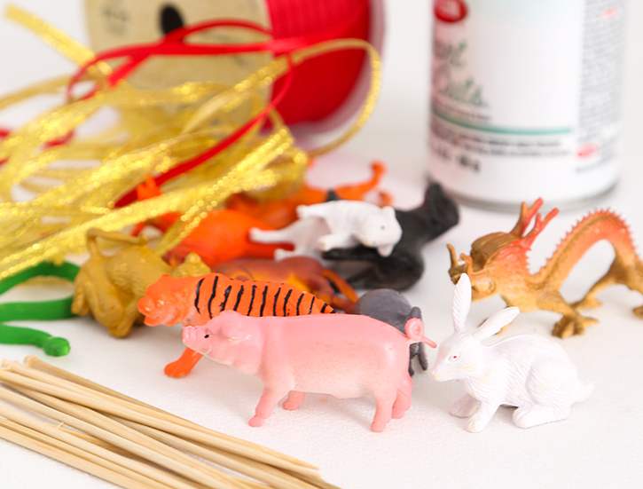 DIY Chinese New Year Cupcake Picks