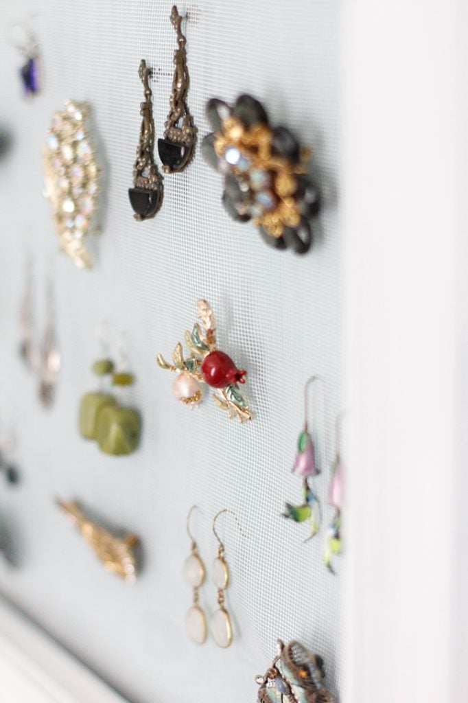 DIY Hanging Jewelry Holder