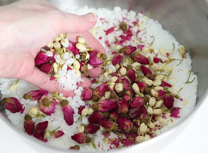 Spa Bath Salts Favors Recipe