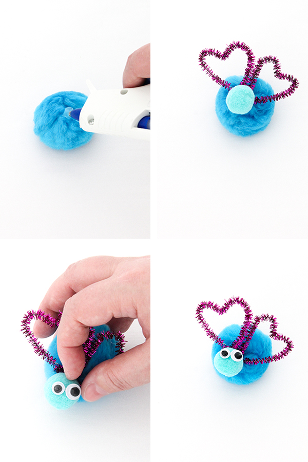 Pom Pom Love Bug Craft for Kids
