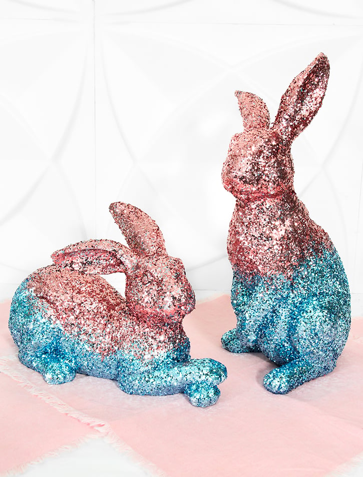 Rabbit figurines