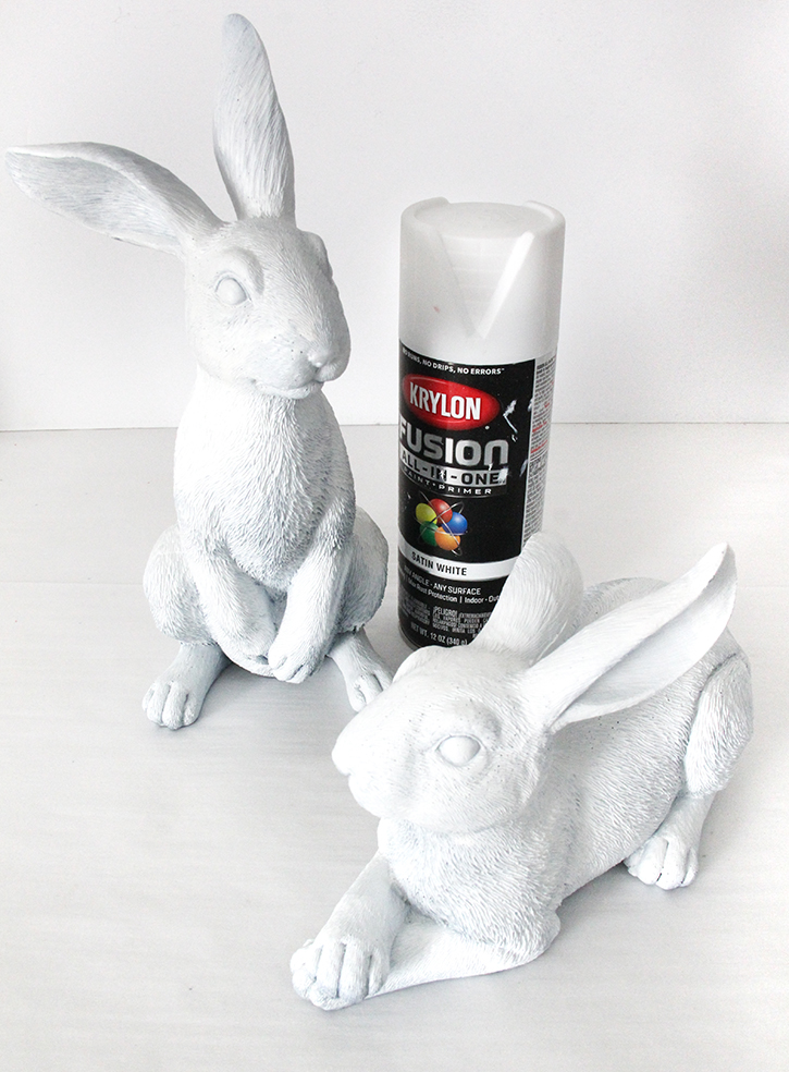 Turn Mild-mannered Rabbit Figurines Into Luxecycled Glitter Bunnies -  Confetti Fix