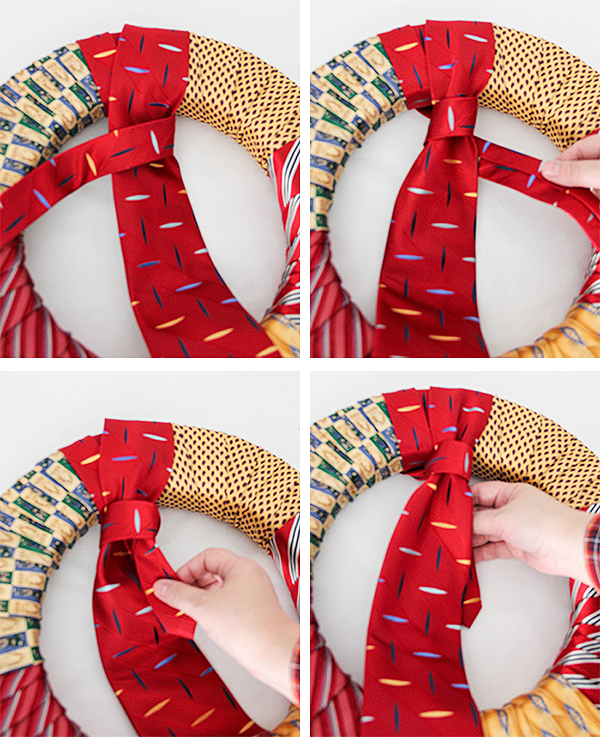 Necktie Wreath