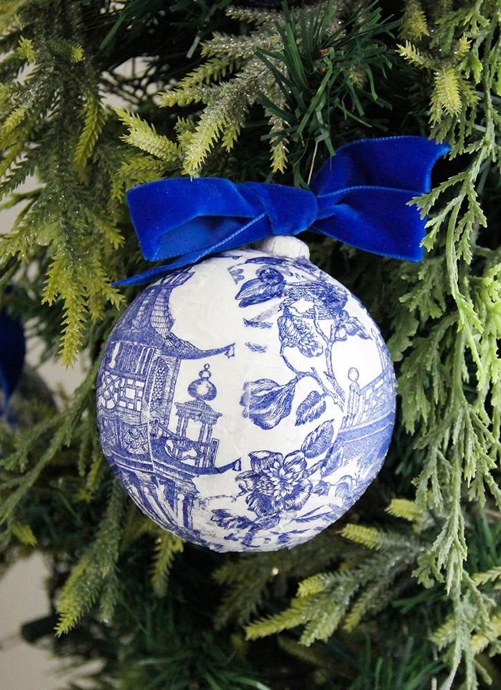 DIY Chinoiserie Ornaments