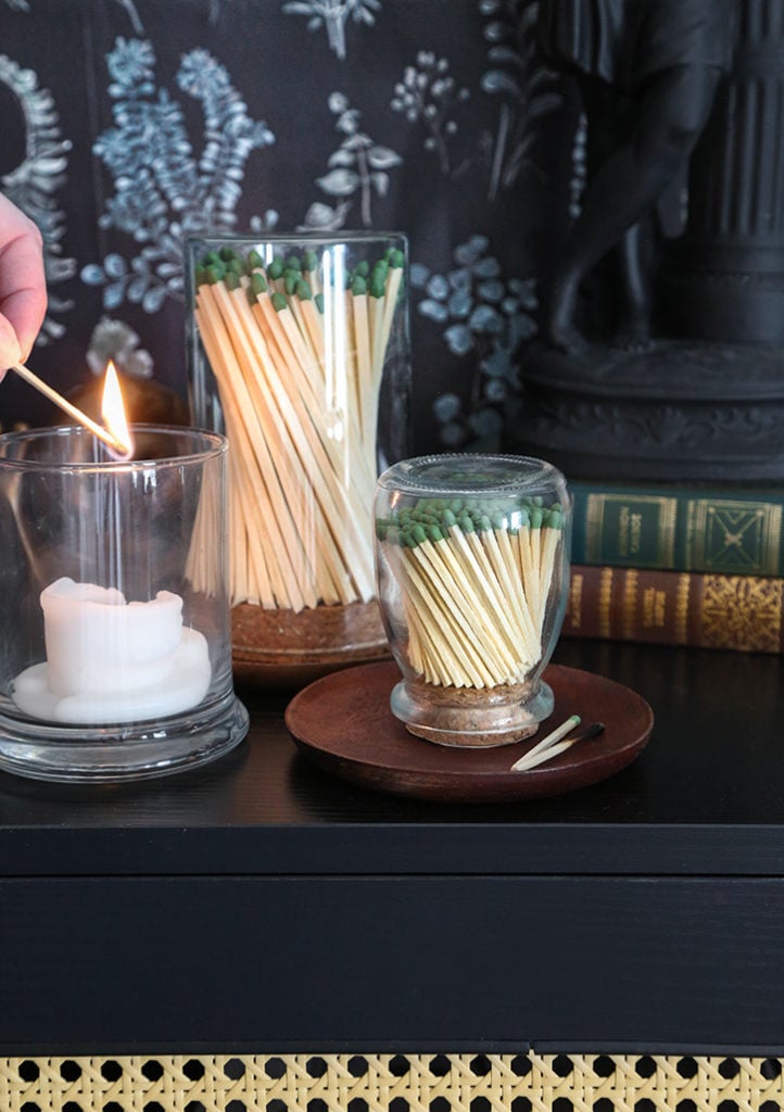 DIY Dollar Store Match Cloche