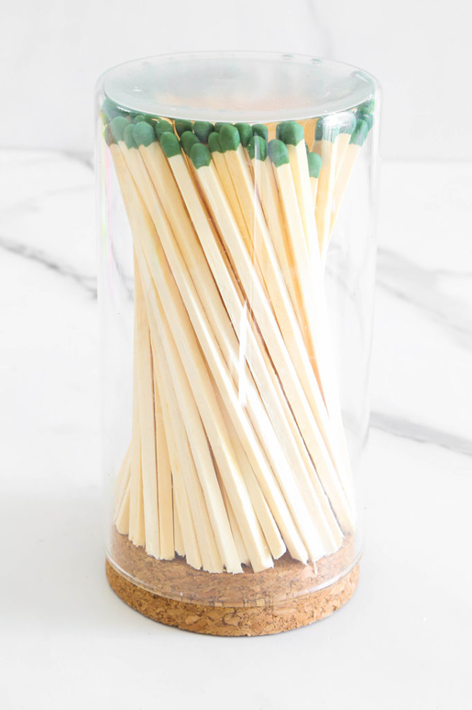 DIY Dollar Store Match Cloche