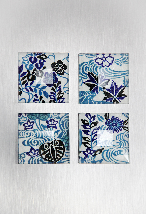 DIY Glass Picture Magnets