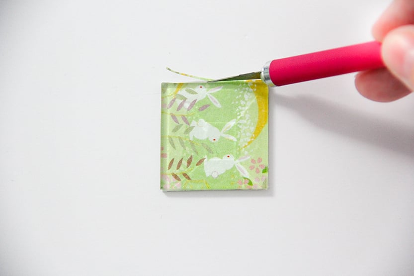 DIY Glass Picture Magnets