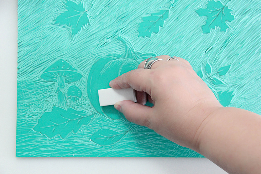 Block Print Fabric with Ombre Effect