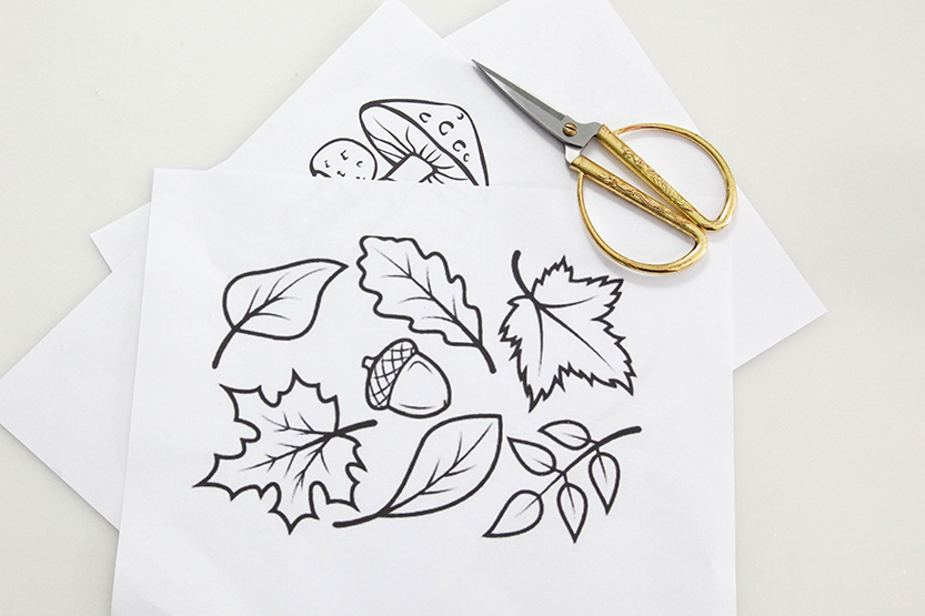 Block Print Fabric with Ombre Effect